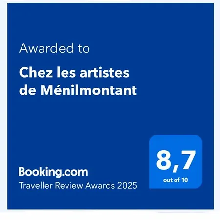 Chez Les Artistes De Menilmontant Apartment